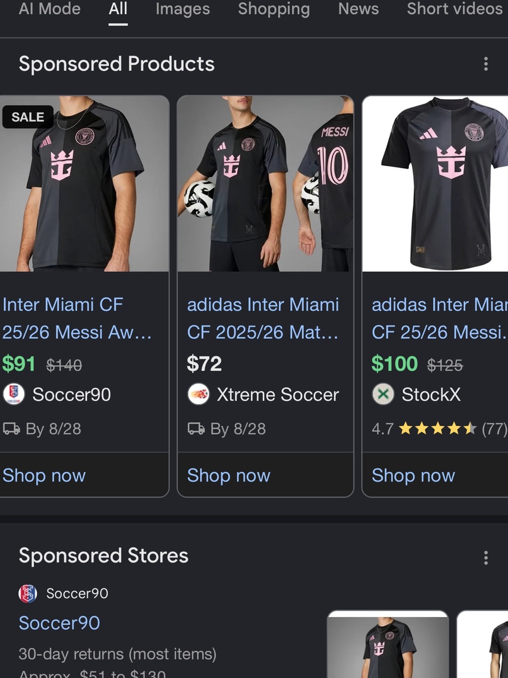adidas Inter Miami Messi #10 2025/26 - Picture 5 of 5
